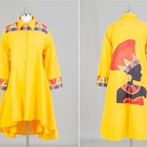 ROYAL AFRICAN PRINT DRESS